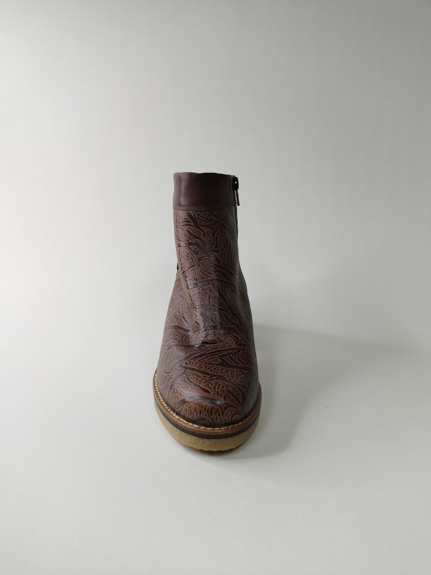 Botin Hebles Diseño Hoja Marrone