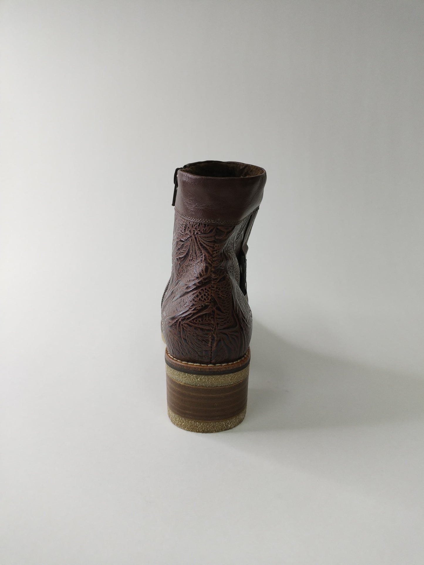 Botin Hebles Diseño Hoja Marrone